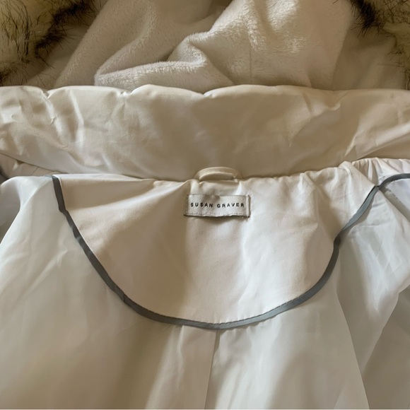 Susan Graver water proof puffer jacket with removable hood size L - Picture 11 of 12